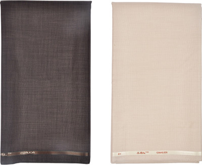 GWALIOR Polycotton Self Design Trouser Fabric(Unstitched)