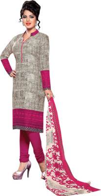 

Trendz Apparels Cotton Printed Dress/Top Material(Un-stitched), Multicolor