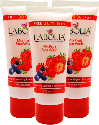 

Labolia Mix Fruit Face Wash - 3 Nos. - For All Skin Type - (3 X 65 ML)(195 ml)