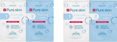 

Oriflame Sweden mask and scrub combo ori 103(24 ml)