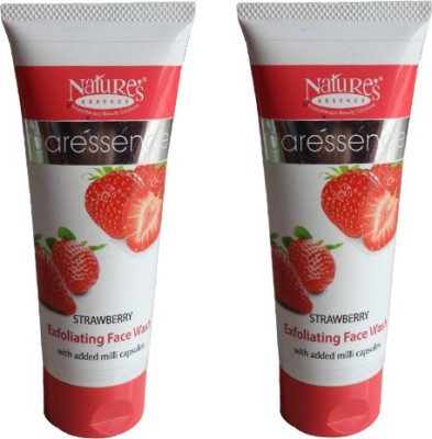 

Nature's Strawberry Exfoliating Face Wash Pack of 2(100 ml)