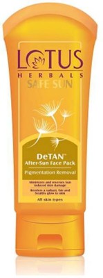 LOTUS HERBALS SAFE DeTAN After-Sun Face Pack(100 g)