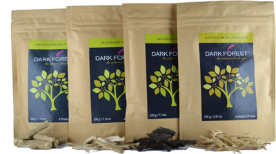 

Dark Forest General Fitness(Ashwagandha, Shatavari, Safed Musli, Jatamasi)(700 g)