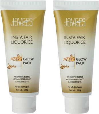 

Jovees Insta Fair Liquorice Glow Pack Pack of 2(120 g)