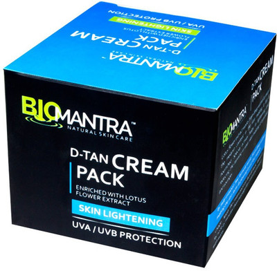 

Biomantra D - Tan Cream Pack(250 g)