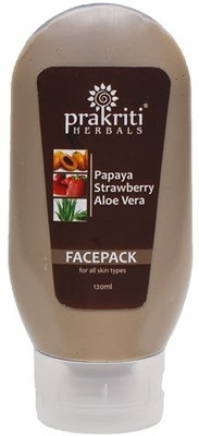 

Prakriti Herbals Rejuvenating Papaya Strawberry Aloevera Facepack(120 ml)