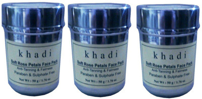 

Khadi Herbal Soft Rose Petals Face pack ( Paraben & Sulphate Free )(150 g)