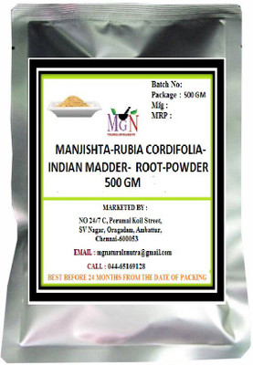 

MG Naturals MANJISHTA-RUBIA CORDIFOLIA-INDIAN MADDER-ROOT-POWDER(500 g)