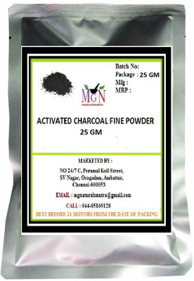 

MG Naturals ACTIVATED CHARCOAL FINE POWDER(25 g)