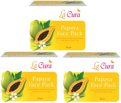 

Lacura Papaya Face Pack (Set of 3)(180 g)