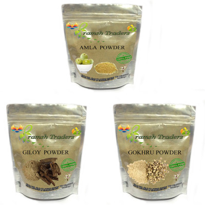 

PRAMSH GILOY100GM+GOKHRU100GM+AMLA100GM(300 g)
