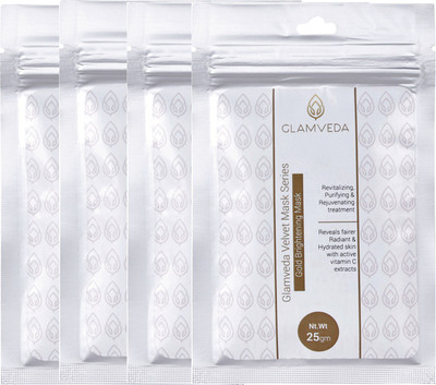 

Glamveda Gold Whitening Mould Mask Pack Of 4(25 g)