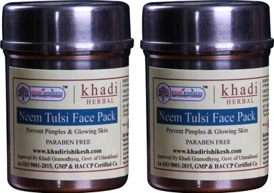 

Khadi Rishikesh Herbal Neem Tulsi Pack of 2- Face Pack Each(50 g)