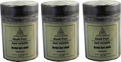 

Khadi Pure Natural Antiwrinkle Face pack By Gramodyog(150 g)