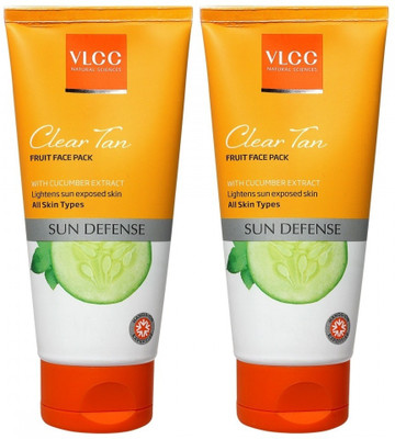 

VLCC Clear Tan Fruit Face Pack (Pack of 2)(170)