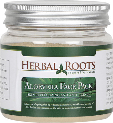 

Herbal Roots Skin care 100% Natural Beauty Product - Aloe Vera Face Pack(100 g)