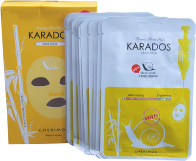 

KARADOS Snail Face Mask Pack of 10(250 g)