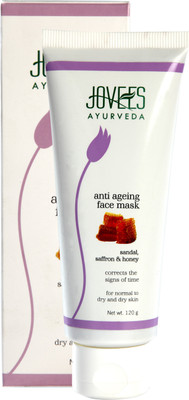 JOVEES Sandal, Saffron & Honey Anti Ageing Mask(120 g)