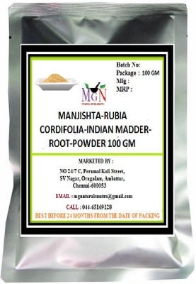 MG Naturals MANJISHTA-RUBIA CORDIFOLIA-INDIAN MADDER-ROOT-POWDER(100 g)