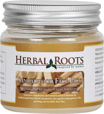 

Herbal Roots Skin Care 100% Natural Beauty Product - Sandalwood Face Pack(100 g)