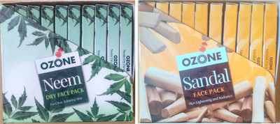 

Ozone NEEM & SANDAL COMBO 20 FACE PACK(500 g)