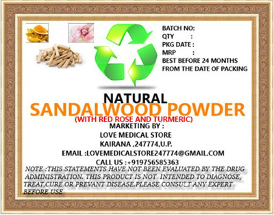 

Natural Sandal Powder(100 g)