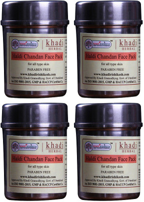 

Khadi Rishikesh Herbal Haldi Chandan Pack of 4- Face Pack Each(50 g)