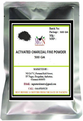 

MG Naturals ACTIVATED CHARCOAL FINE POWDER(500 g)
