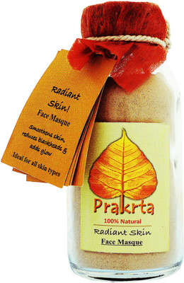 

Prakrta Radiant Skin Face Masque & Scrub - smoothens Skin, prevents acne and blackheads(60 g)