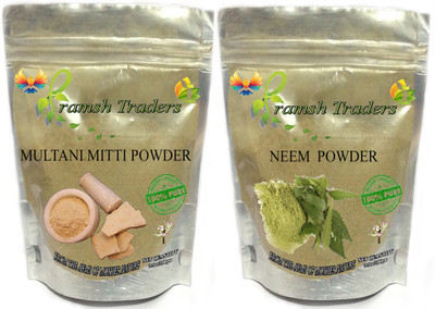 

PRAMSH MULTANI MITTI 100GM + NEEM 100GM POWDER(200 g)