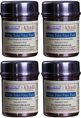 

Khadi Rishikesh Herbal Neem Tulsi Pack of 4- Face Pack Each(50 g)
