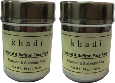 

Khadi Herbal sandal & Saffron Face pack ( Paraben & sulphate Free )(100 g)