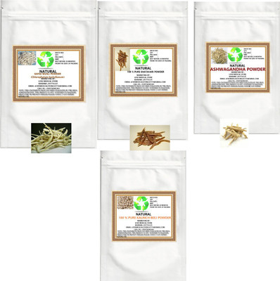 

Natural General Fitness(Ashwagandha, Shatavari, Safed Musli, kaunch seed) Powder(800 g)