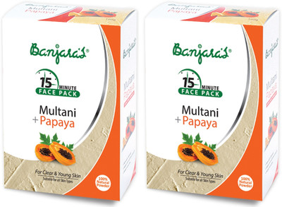 

Banjara's Multani With Papaya 100gms Set Of 2 Pack(200 g)