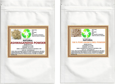 

Natural Kaunch Seeds & Ashwagandha Powder(400 g)