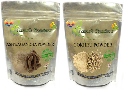 

PRAMSH Ashwagandha Powder 100gm + Gokhru Powder 200gm(300 g)