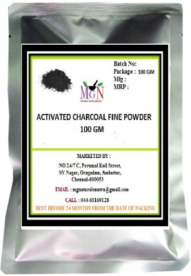 MG Naturals ACTIVATED CHARCOAL FINE POWDER(100 g)