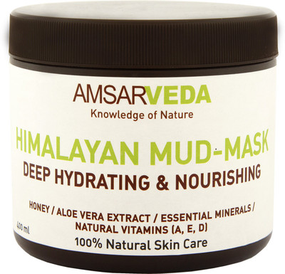 

Amsarveda Himalayan Mud-Mask - Deep Hydrating & Nourishing(400 ml)