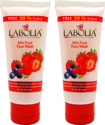 

Labolia Mix Fruit Face Wash - 2 Nos. - For All Skin Type - (2 X 65 ML)(130 ml)