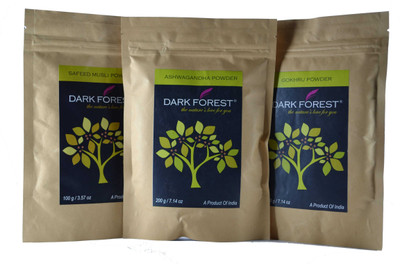 

Dark Forest Ashwagandha + Safed musli + Gokhru Combo(500 g)