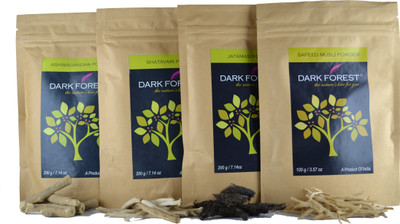 

Dark Forest Ashwagandha,Shatavari,Jatamansi,Safed Musli Combo(700 g)