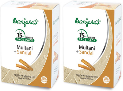 Banjara's Multani With Sandal 100gms Set Of 2 Packs(200 g)