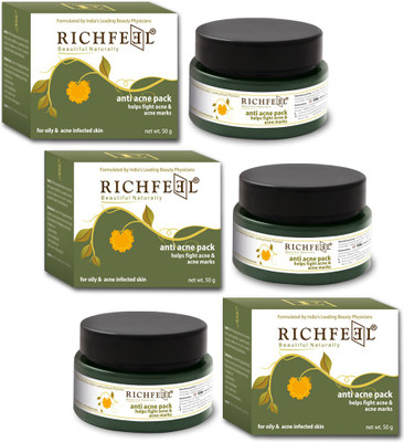 

Richfeel Anti Acne Pack 50g (Set Of 3)(150 g)