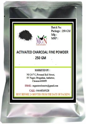 MG Naturals ACTIVATED CHARCOAL FINE POWDER(250 g)