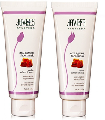 

Jovees Ayurveda Sandal, Saffron & Honey Anti Ageing Face Mask (Pack of 2)(240 g)
