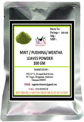

MG Naturals MINT / PUDHINA/ MENTHA LEAVES POWDER(100 g)