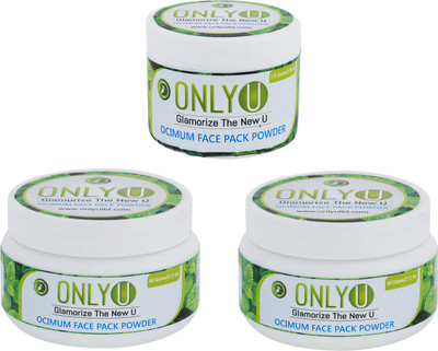 

OnlyU Ocimum Face Pack 2 Small + 1 Big(230 g)