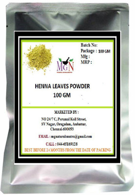 

MG Naturals HENNA LEAVES POWDER(100 g)