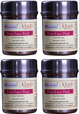 

Khadi Rishikesh Herbal Fruit Pack of 4- Face Pack Each(50 g)