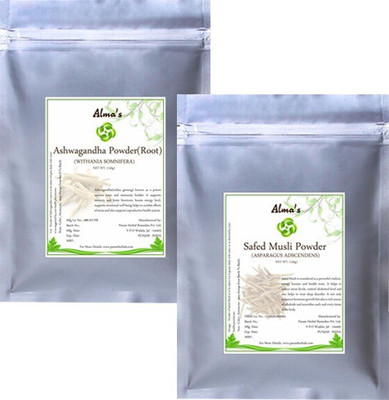 

Alma's Safed Musli + Ashwagandha Powder(300 g)